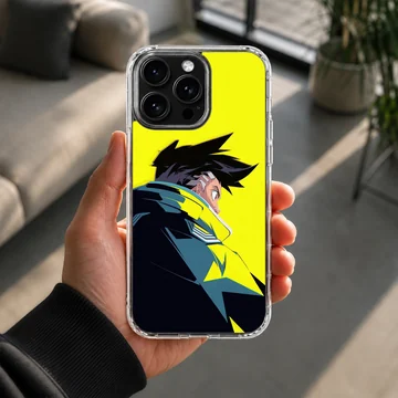 Dynamic cyberpunk illustration on a phone case — Lifestyle
