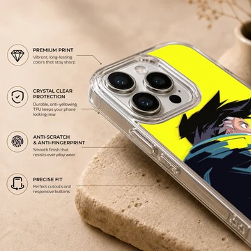 Dynamic cyberpunk illustration on a phone case — Info