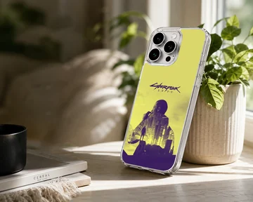 Futuristic cityscape design on Cyberpunk phone case — Lifestyle