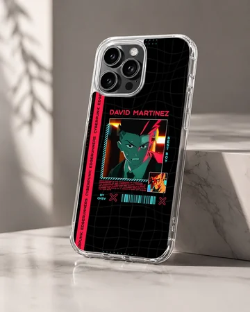 Cyberpunk design phone case with vibrant colors and dynamic artwork — Hero