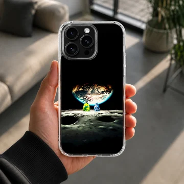 Cyberpunk-inspired phone case featuring space exploration artwork — Lifestyle