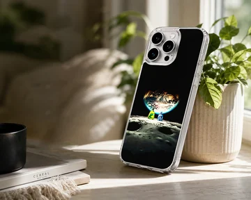 Cyberpunk-inspired phone case featuring space exploration artwork — Lifestyle