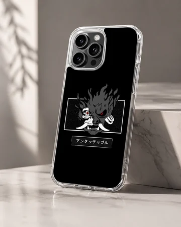 Futuristic cyberpunk artwork on a phone case — Hero