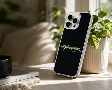 Stunning cyberpunk artwork on a sleek phone case — Lifestyle