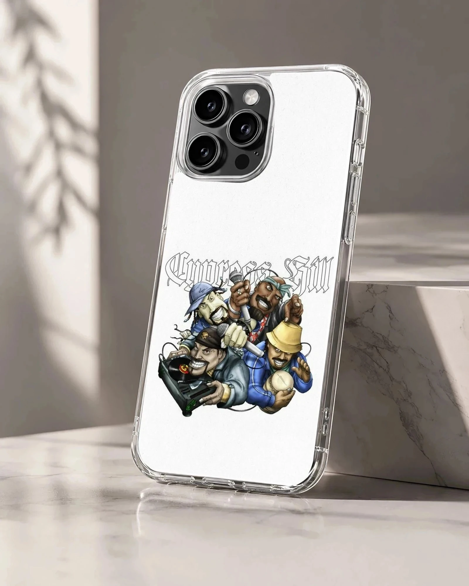 Cypress Hill hip-hop artwork on a phone case