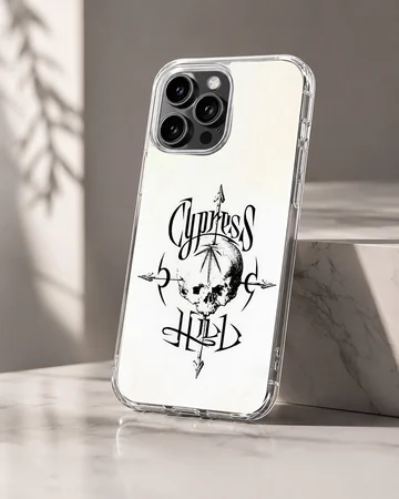 Cypress Hill phone case with bold skull and arrows design — Hero