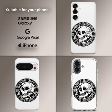 Cypress Hill phone case featuring a bold skull design and text — Collage