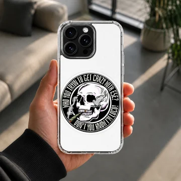 Cypress Hill phone case featuring a bold skull design and text — Lifestyle