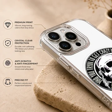Cypress Hill phone case featuring a bold skull design and text — Info