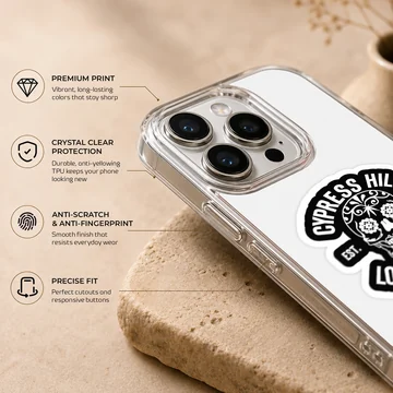 Cypress Hill artistic phone case featuring a bold skull design — Info