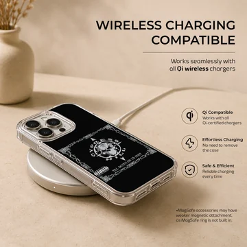 Cypress Hill design featuring bold typography on a black background phone case — Charging