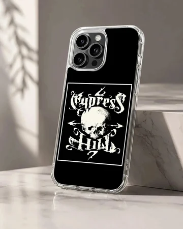 Cypress Hill skull design on a phone case