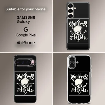 Cypress Hill skull design on a phone case — Collage