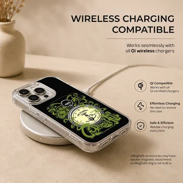 Cypress Hill phone case featuring an edgy clock design with green accents — Charging