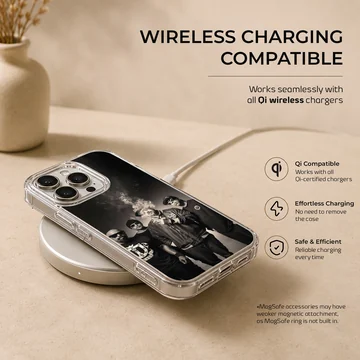 Cypress Hill band members in black and white phone case — Charging
