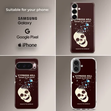 Cypress Hill 'Insane in the Membrane' phone case design with a skull — Collage