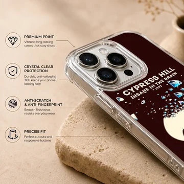 Cypress Hill 'Insane in the Membrane' phone case design with a skull — Info