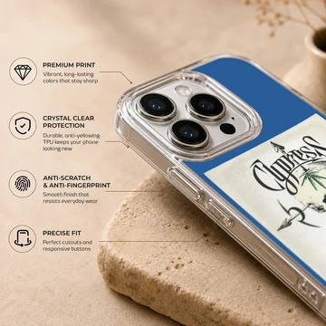 Cypress Hill phone case featuring an edgy skull design with bold typography — Info