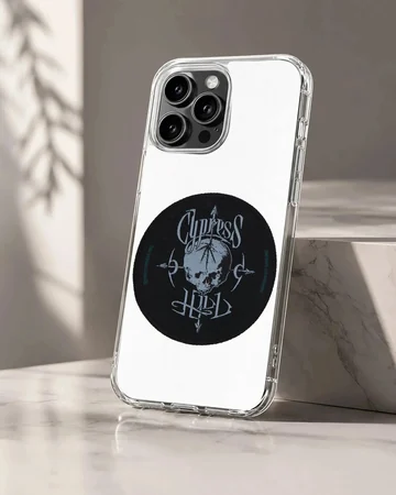Cypress Hill bold typography design on a phone case