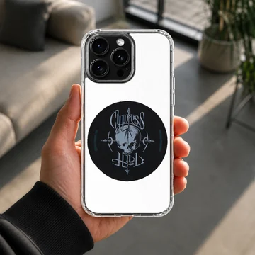 Cypress Hill bold typography design on a phone case — Lifestyle