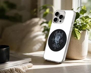Cypress Hill bold typography design on a phone case — Lifestyle