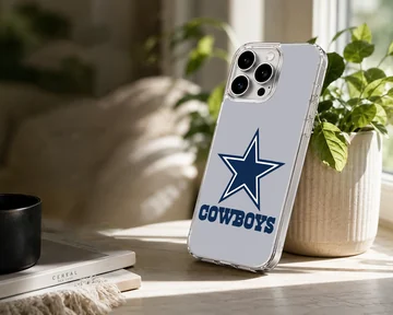 Dallas Cowboys phone case featuring bold star and logo design — Lifestyle