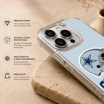 Dallas Cowboys team helmet design phone case — Info