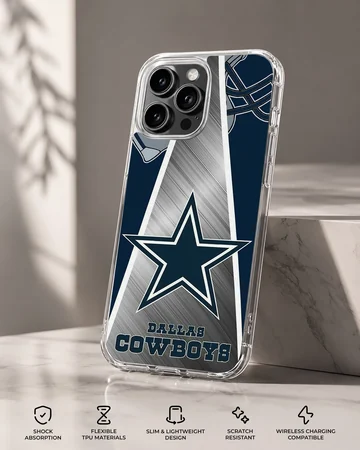 Dallas Cowboys phone case featuring bold star design. — Specs