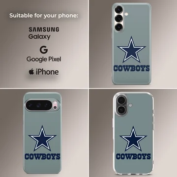 Dallas Cowboys star logo design phone case — Collage