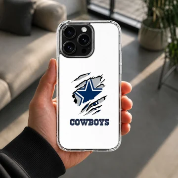 Dallas Cowboys star and logo bold design phone case — Lifestyle