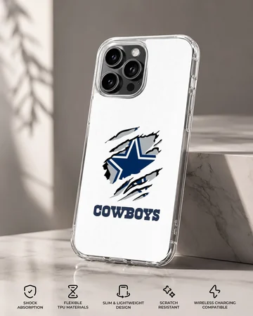 Dallas Cowboys star and logo bold design phone case — Specs