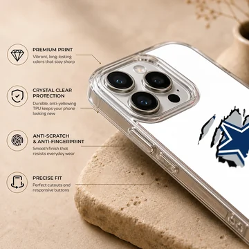 Dallas Cowboys star and logo bold design phone case — Info
