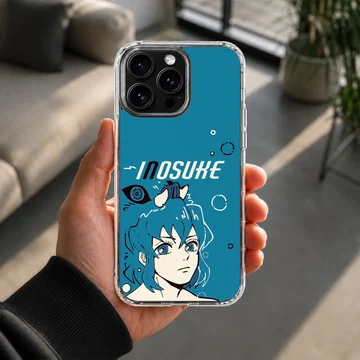 Demon Slayer Inosuke cartoon design on phone case — Lifestyle