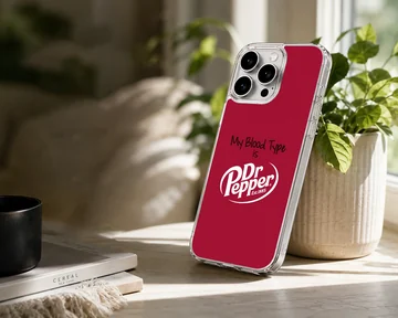 DrPepper my blood type is funny saying phone case — Lifestyle