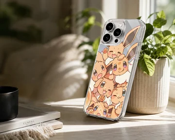Eevee cartoon character design on phone case — Lifestyle