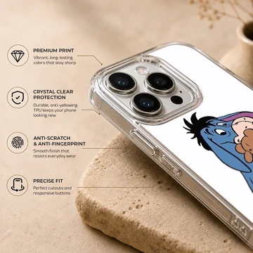 Eeyore cartoon design on phone case — Info