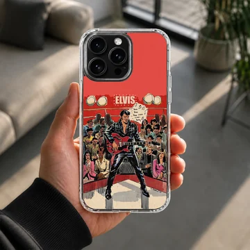 Elvis Presley tribute design on phone case — Lifestyle
