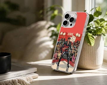 Elvis Presley tribute design on phone case — Lifestyle