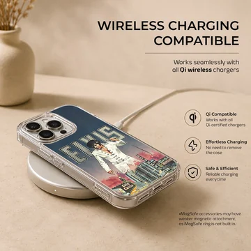 Elvis Presley with retro design in a phone case — Charging