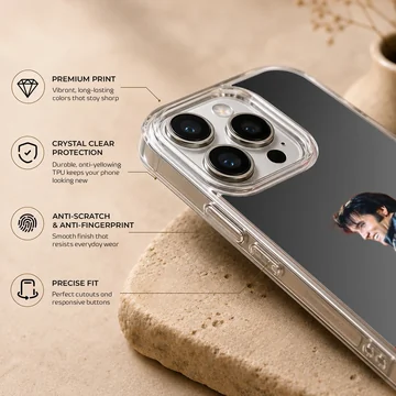Elvis Presley portrait with guitar on phone case — Info