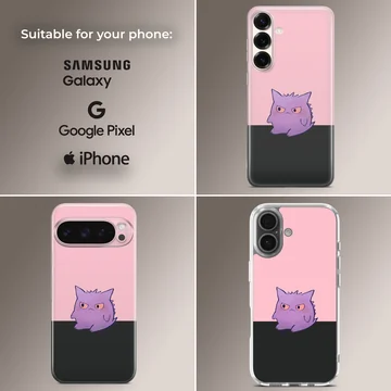 Gengar cartoon design on phone case — Collage