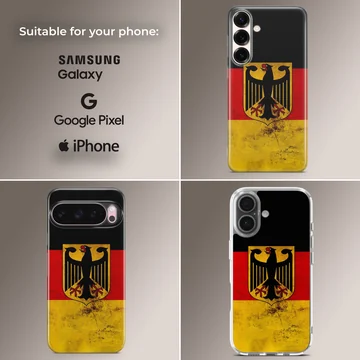 Germany flag design with bold colors phone case — Collage