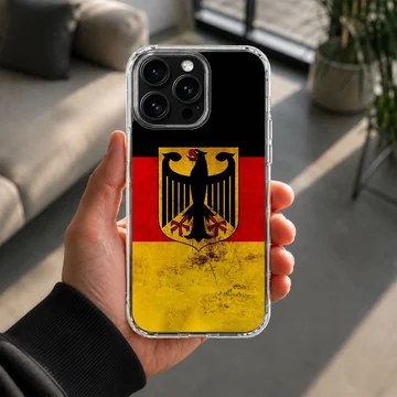 Germany flag design with bold colors phone case — Lifestyle