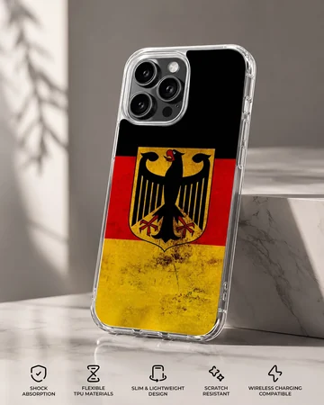 Germany flag design with bold colors phone case — Specs