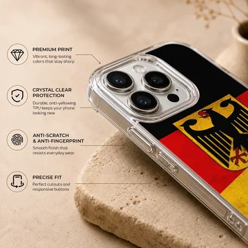 Germany flag design with bold colors phone case — Info