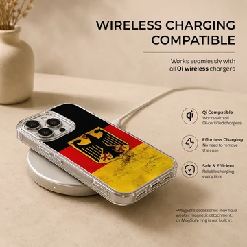Germany flag design with bold colors phone case — Charging