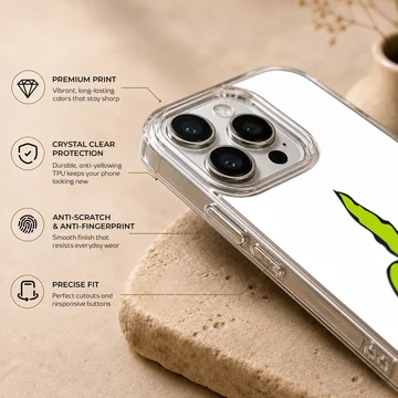 Grinch middle finger illustration on phone case — Info
