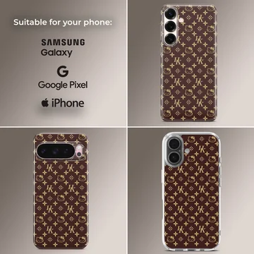 Phone case featuring Hello Kitty pattern in repeating design — Collage