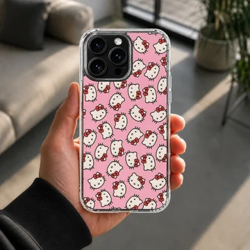 Playful Hello Kitty cartoon pattern phone case — Lifestyle