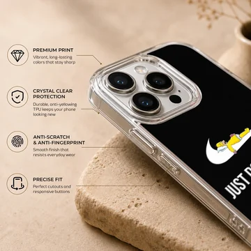 Homer Simpson Just Do It Later cartoon phone case — Info